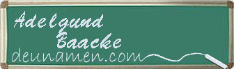 Adelgund Baacke Visitenkarte